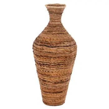 Vazo dekorative për dysheme, FH7836, ngjyrë kafe, Φ43x100H cm