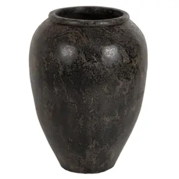 Vazo dekorative për dysheme SPARTA FH7934 ngjyrë e zezë Φ66x85Hcm