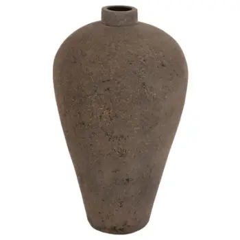 Vazo dekorative për dysheme FH7912, ngjyrë gri, Φ73x130Hcm