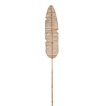 Gjethe dekorative FH7874, ngjyrë natyrale, 15x200x3 cm