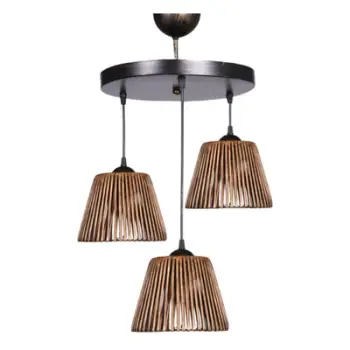 Llambë varëse për tavan, 3 drita, bronz, FH7481, 20x16x90 cm