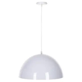 Llambë varëse tavani, metal i bardhë, kapak i rrumbullakët, FH4079, Φ40x125H cm