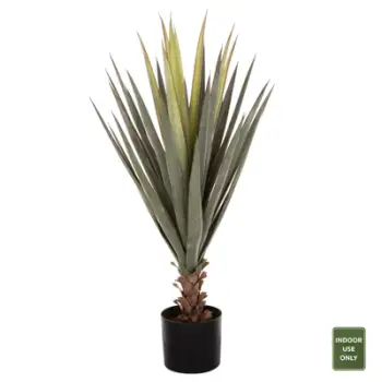 Bimë sintetike dekorative në vazo, FH7986, Sisal Agave, Φ15.5x14.5-96H cm
