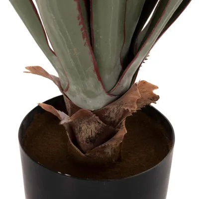 Bimë sintetike dekorative në vazo, FH7985, Sisal Agave, Φ13,5x13-76H cm - 4