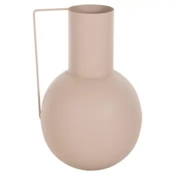 Vazo dekorative FLAGON FH4259.01 metalike, ngjyrë ecru, Φ34x54H cm