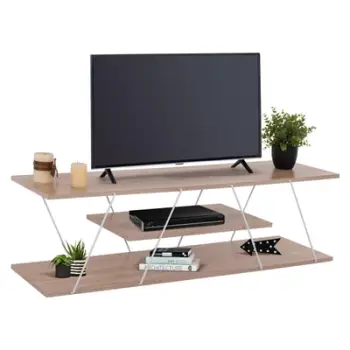 Mbajtëse TV TARS FH8922.14 melaminë sonoma e bardhë 120x32x33H cm