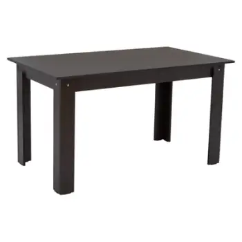Tavolinë kuzhine Kelvin, ngjyrë wenge, ΗΜ2429.02, 140x80x77 cm