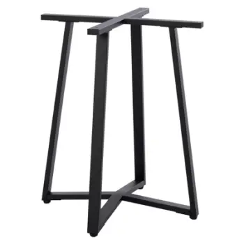 Bazë tavoline metalike e zezë, FH470.01, 60x60x72 cm
