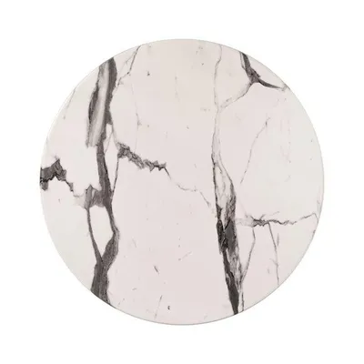 Bazë për tavolinë Werzalit 70cm Marble White-Grey (HM5228.11), bardhë/ gri - 1