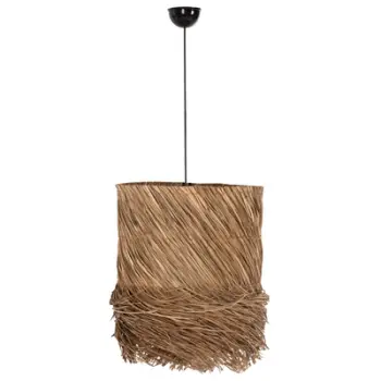 Llambë varëse tavani FH7821 prej barishte deti, ngjyrë natyrale, Φ32x45-140H cm