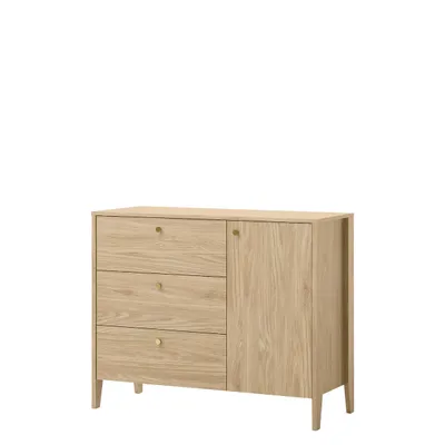 Komodë dhe 3 sirtarë SNUGLY SU-03, bezhë - 1