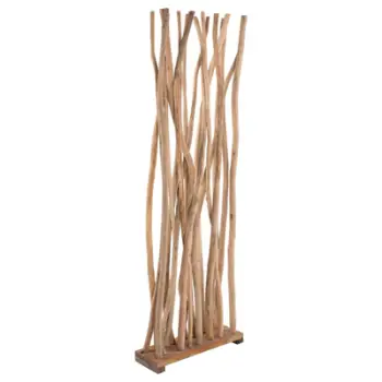 Ndarës dhome, degë TEAK natyrale, FH9371, 60x20x181H