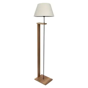 Llambë dyshemeje FH7609.01 150CM bazë MDF kafe, kapak ngjyrë krem