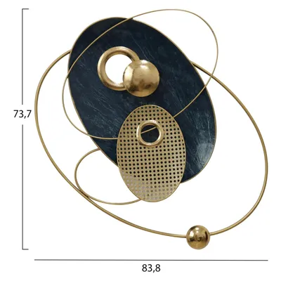 Dekor muri FH7550 sistem planetar artistik metal-ari, gri e errët - 2