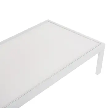 Shezllon Thatcher 196,5x64,5x92Hcm (HM5983.01), bardhë