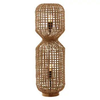Llambë dyshemeje FH4359 metal-letër kafe - 2 llamba Φ25x78.5Hcm