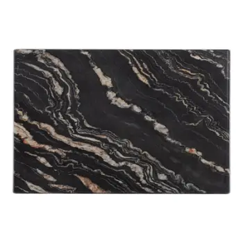 Sipërfaqe tavoline drejtkëndore, ngjyrë mermeri zi-ari, FH5630.15, 120x80cm
