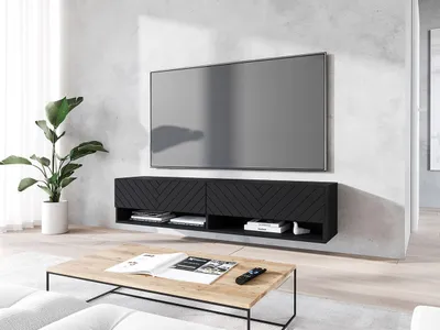 Komodë për TV A 140 MDF, zi - 2