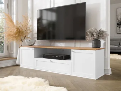 Komodë për TV Fritkit 2D1SZ për dhomën e ndenjes (182 x 48 x 43) - 2
