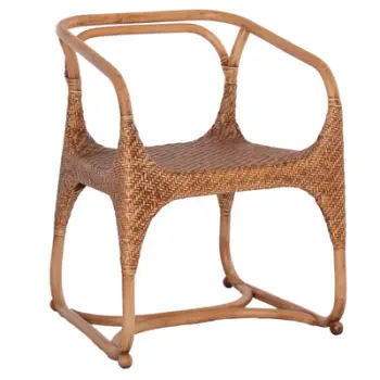 Karrige RELIK FH9955.02, ratan natyral, ngjyrë arre, 60x57x79H cm