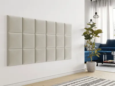 Panel muri me tapiceri 30x30 (30 x 4 x 30), Bezhë - 2