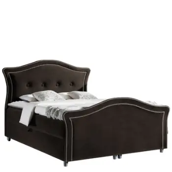 Shtrat kontinental BEDRAN LUX 200x200 + dyshek, zezë
