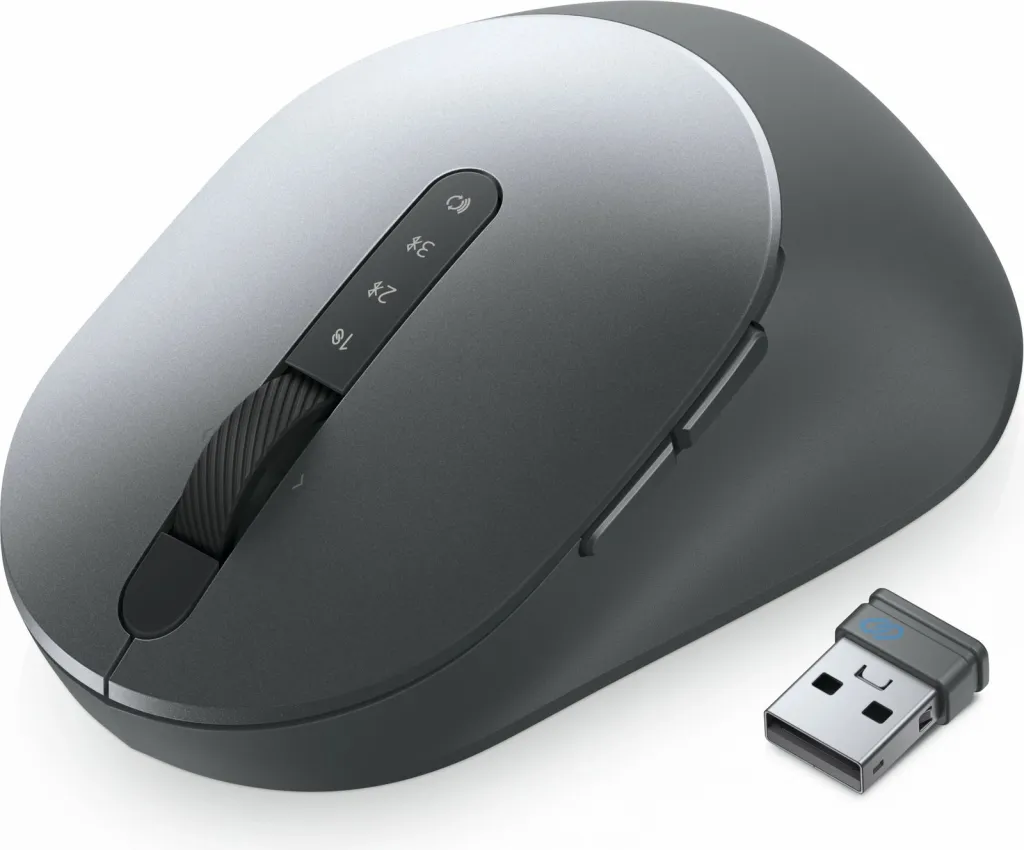 Maus Dell MS5320W, 2.4 GHz + Bluetooth 5.0, 1600 DPI, i hirtë - 8