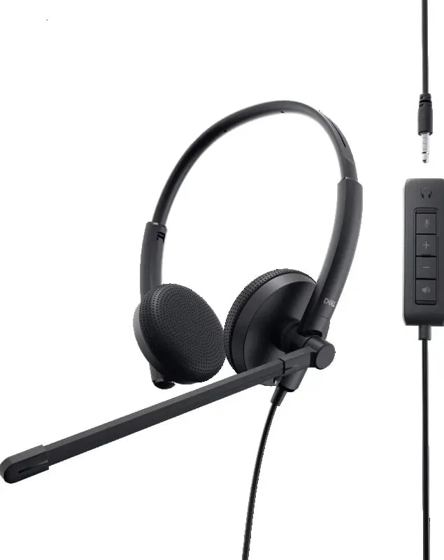 Kufje Dell Stereoheadset WH1022 On-Ear, të zeza - 3