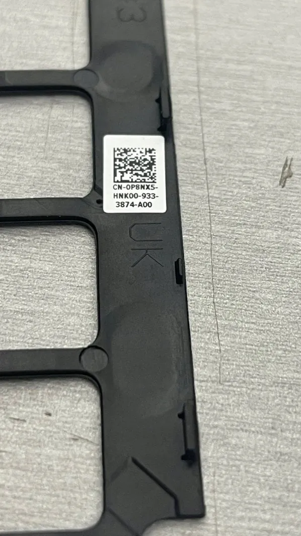Kornizë e tastierës për laptop Dell 5580/5590/5591/Precision 3530, e zezë - 7
