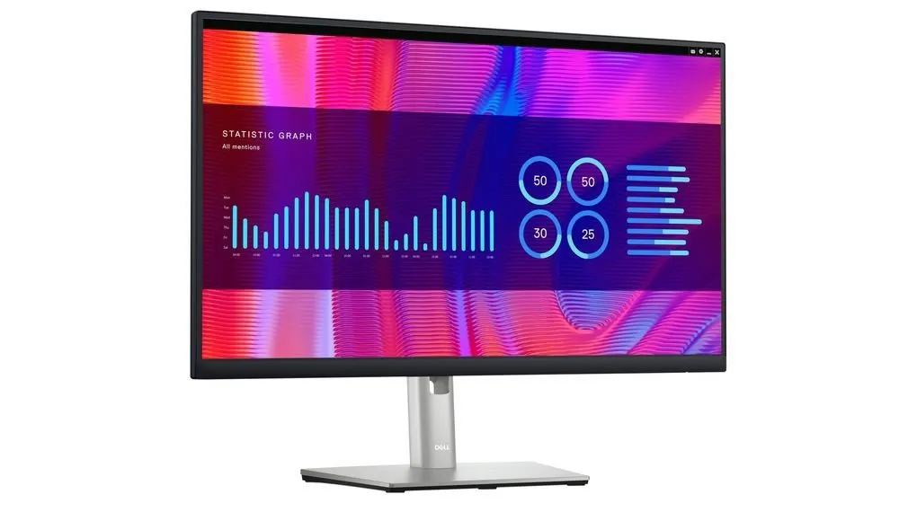 Monitor Dell P3223DE, 31,50", IPS, QHD, i zi/i argjend - 2
