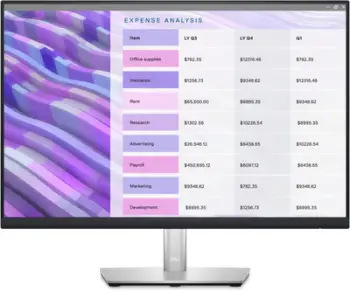 Monitor Dell P2423D - LED, 23.8", QHD, i zi / argjendtë