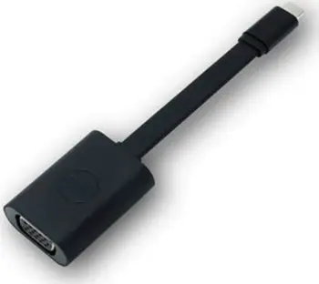 Përshtatës Dell USB-C - VGA, i zi