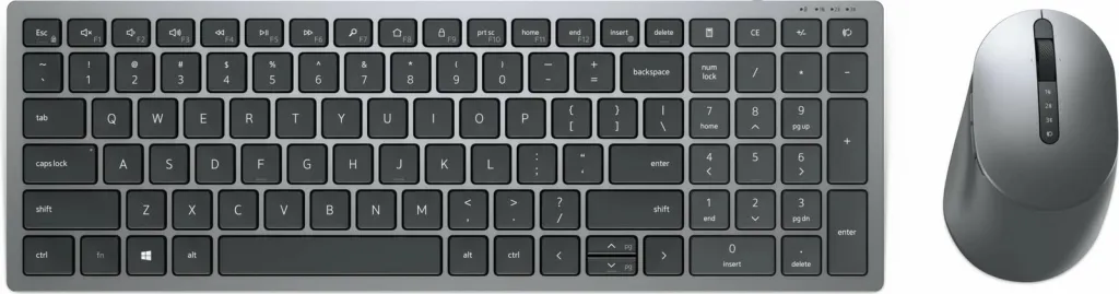 Set tastierë dhe maus Dell KM7120W, Wireless, QWERTY US, e hirtë - 1