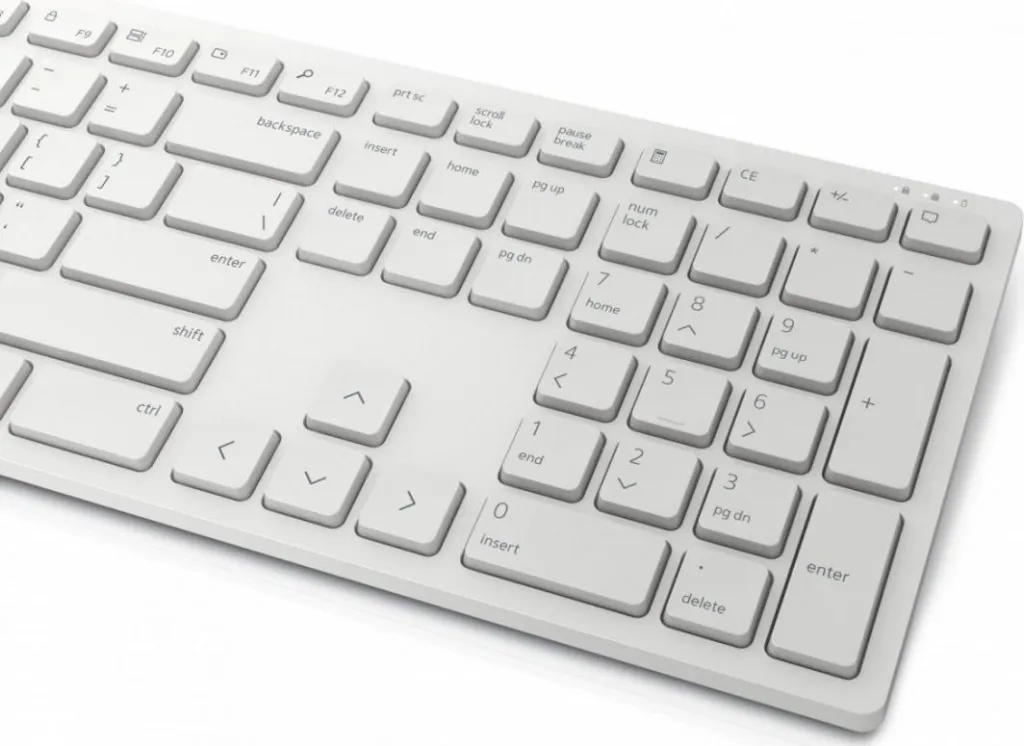 Set tastierë dhe maus Dell KM5221W, të bardha - 2