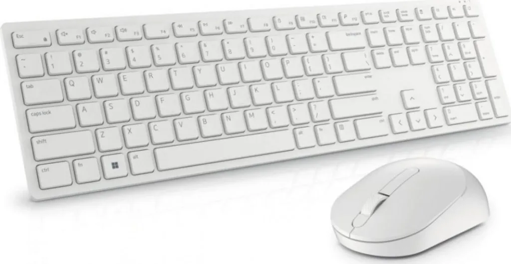 Set tastierë dhe maus Dell KM5221W, të bardha - 3