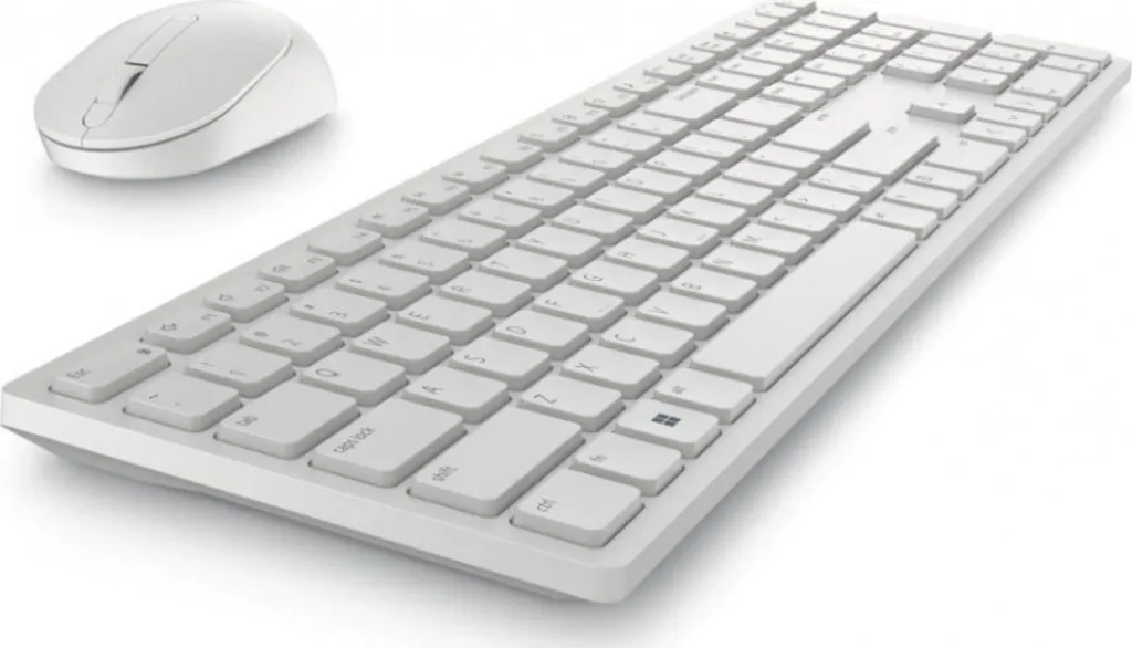 Set tastierë dhe maus Dell KM5221W, të bardha - 4