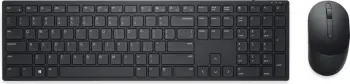 Set tastierë dhe maus Dell KM5221W, Wireless, 2.4 GHz, 1600 dpi, e zezë