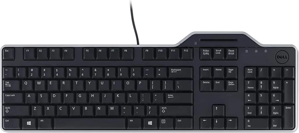 Tastierë Dell Smartcard KB813, USB, US International, e zezë - 1