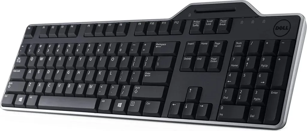 Tastierë Dell Smartcard KB813, USB, US International, e zezë - 3