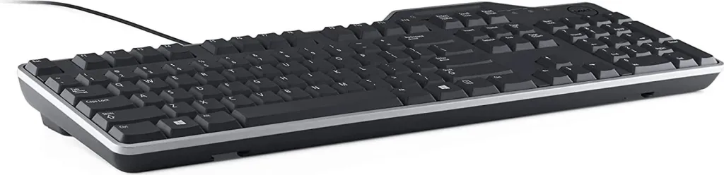 Tastierë Dell Smartcard KB813, USB, US International, e zezë - 5