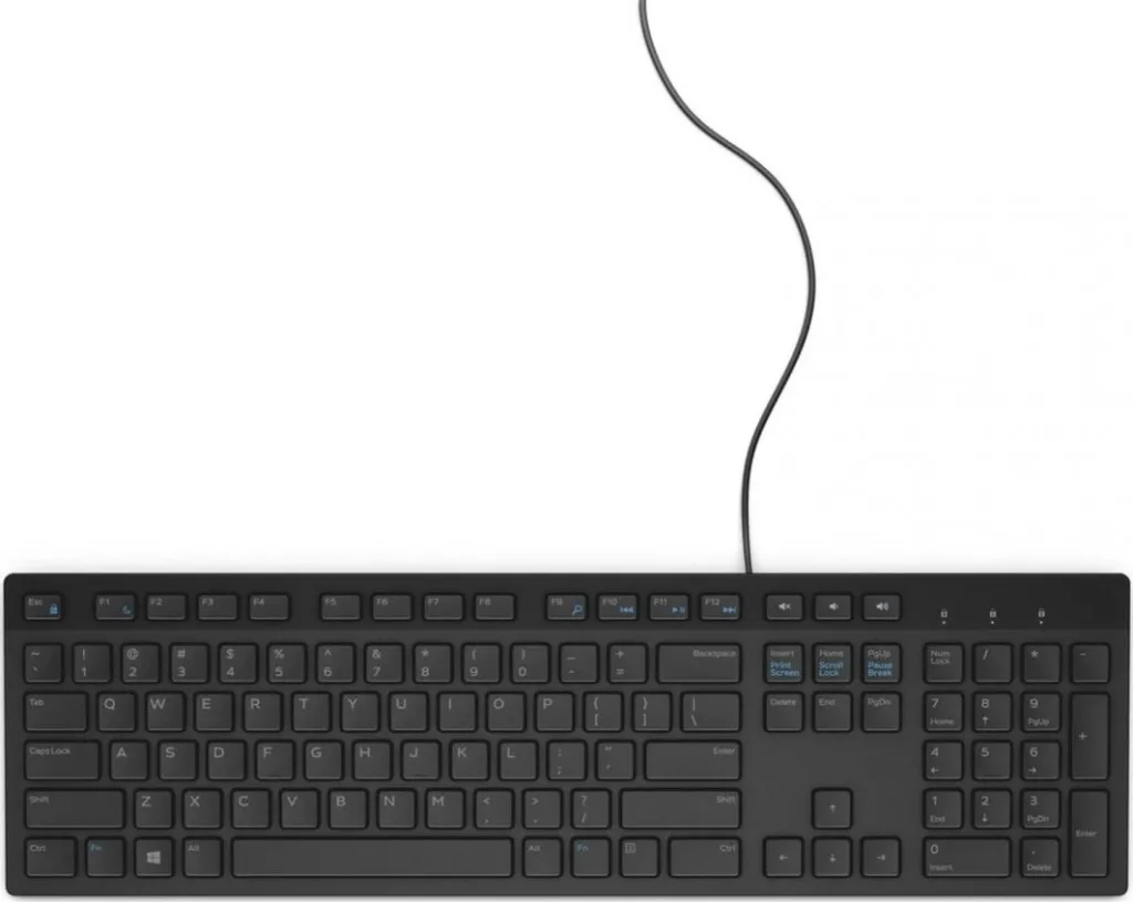 Tastierë Dell KB216 Multimedia, US, e zezë - 1