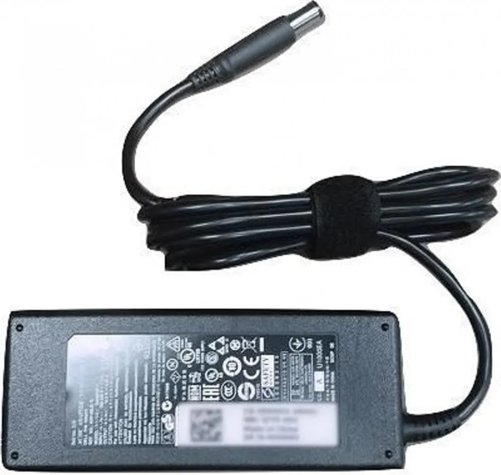 Karikues për laptop Dell 65W, 19V, 7.4mm, i zi - 1