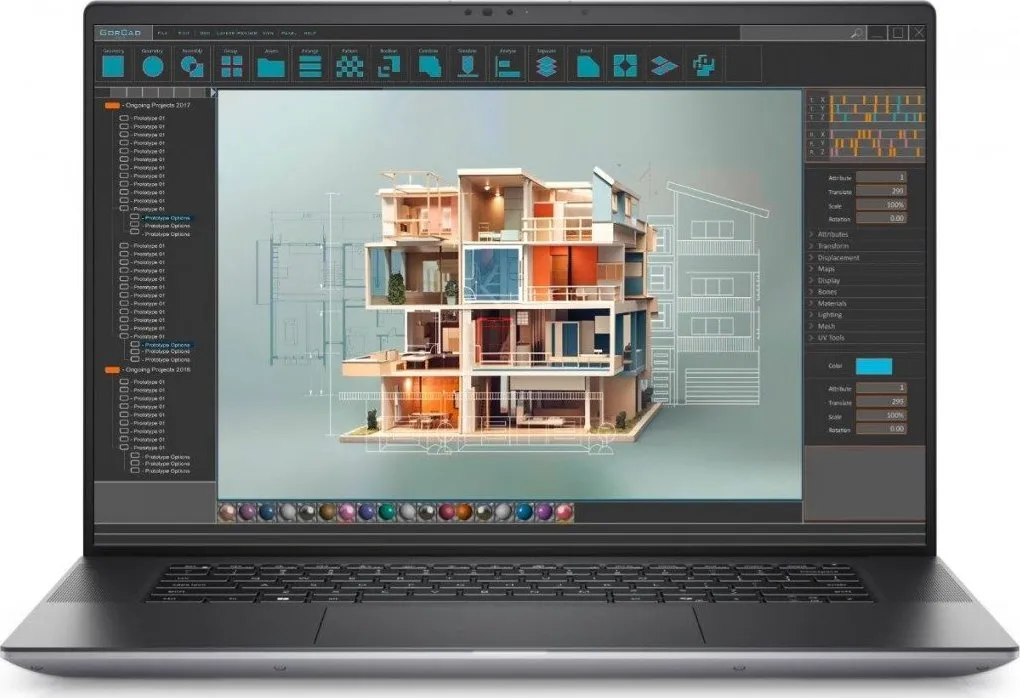 Laptop Dell Precision 5690, 13", Intel Core Ultra 7 155H, 32GB RAM, 1TB SSD, NVIDIA RTX 2000 Ada Generation, i hirtë - 1
