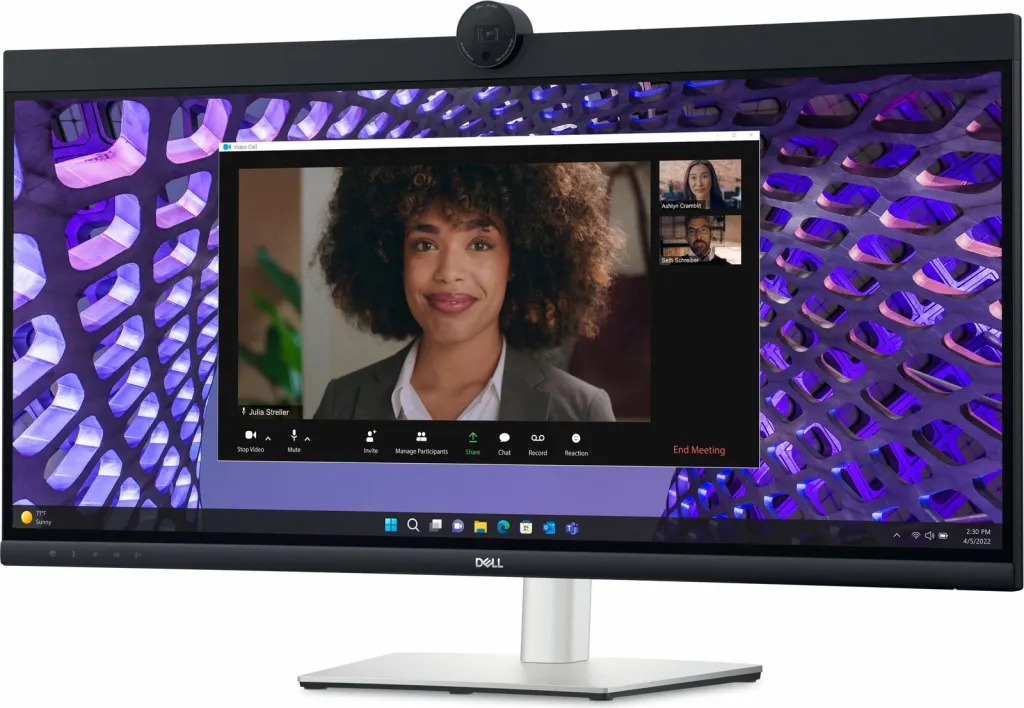 Monitor Dell P3424WEB, 34,14", IPS, UWQHD, i zi/i argjend - 1