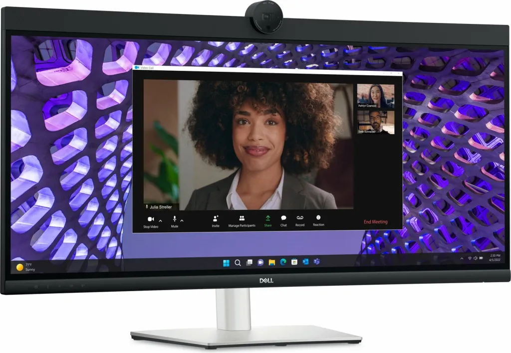 Monitor Dell P3424WEB, 34,14", IPS, UWQHD, i zi/i argjend - 2