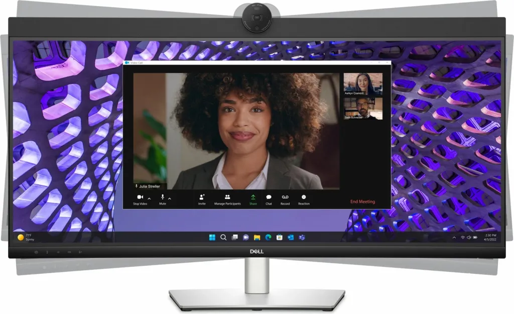Monitor Dell P3424WEB, 34,14", IPS, UWQHD, i zi/i argjend - 9