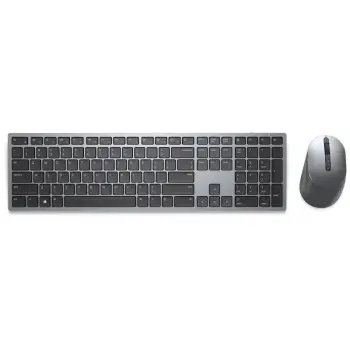 Set tastierë dhe maus Dell KM7321W, USB/Bluetooth, QWERTY, i zi/i hirtë