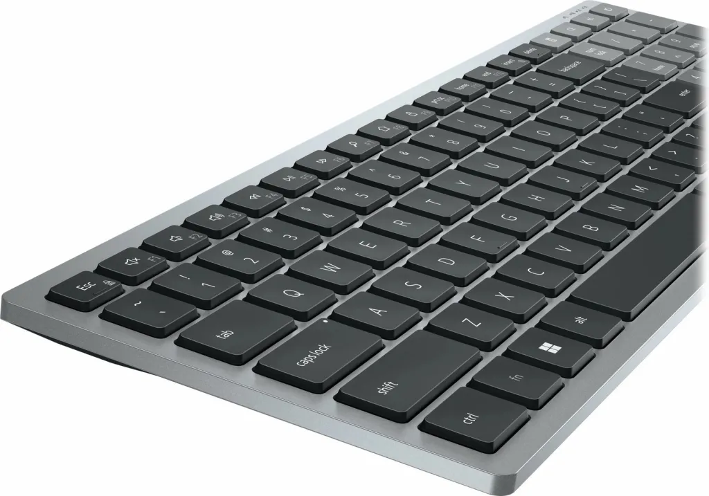 Tastierë Dell KB740, RF Wireless + Bluetooth, e zezë / e hirtë - 3