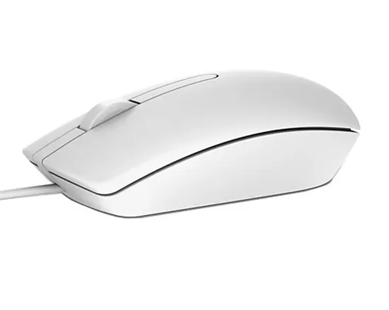 Maus me Kabllo Optik Dell MS116 / 1000 DPI – Bardhë - 1