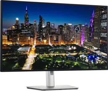 Monitor DELL UltraSharp U3225QE 31.5 inç 4K, i zi/argjendtë